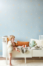 Soft, subtle and dreamy. Perfect Wallpaper for many room, including nursery and children's rooms.