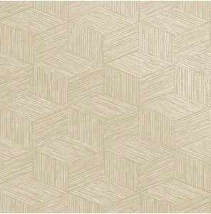 Neutral coloured geometric txtured linen is a great choice in any room.