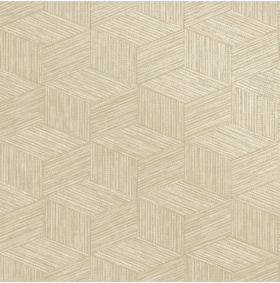 Neutral coloured geometric txtured linen is a great choice in any room.