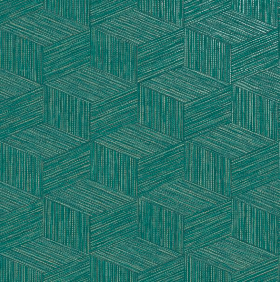 Teal Sea Grass Wallpaper Green