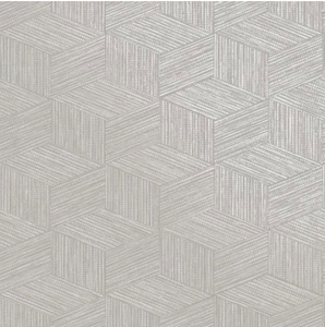 Light Grey wallpaper design with geometric patterns, and beautiful linen type texture.