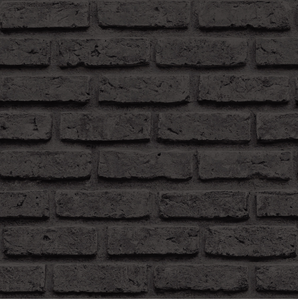Black Brick Effect Wallpaper