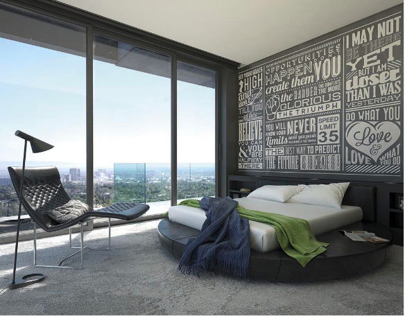 This wallpaper quotes mural design is a collection of creative fonts, simple colour palette and inspirational sayings combine in this design to create a stunning design with real meaning.