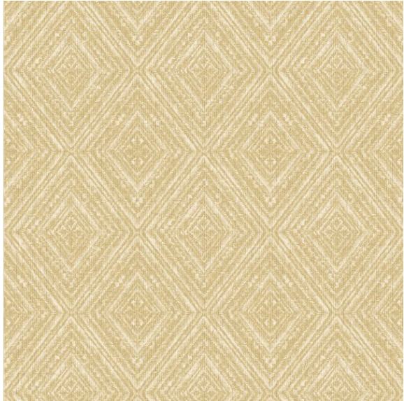 This soft effect of a diamond wallpaper with aztec pattern is so gorgeous for any living room, dining room and bedroom. This wallpaper is a stunning yellow and white colour combination. 
