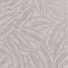 Looking for dining room ideas is not easy. However this soft grey leaf wallpaper gives a satin feel to add design and style to any wall.