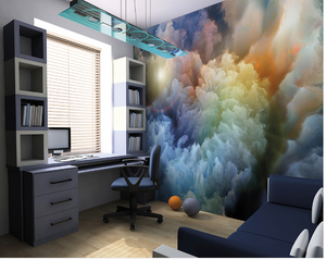 Moody Clouds Ready Made Wall Mural