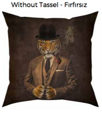 Mr Tiger Cushion without tassel