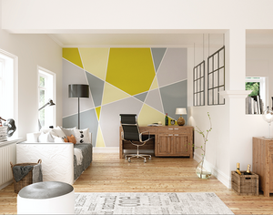 Pastel Geo Ready Made Wall Mural
