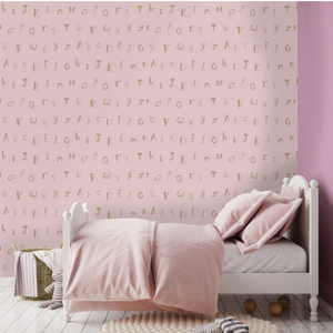 Pink Alphabet Wallpaper