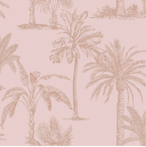 Palm Wallpaper Pink