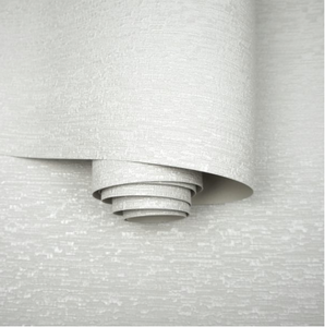 Roll of Texture Grey Vinyl Wallpaper
