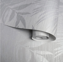 Grass Cloth Wallpaper Rollshot in grey