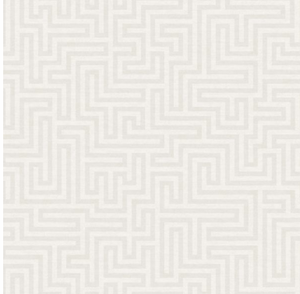 Sakkara Labyrinth White Wallpaper