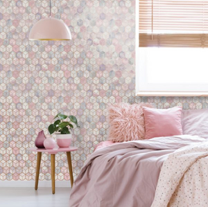Elements Tafoni Pink Wallpaper