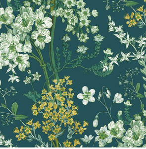 Floral Green Wallpaper 