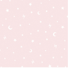 Stars and Moons Pink Wallpaper