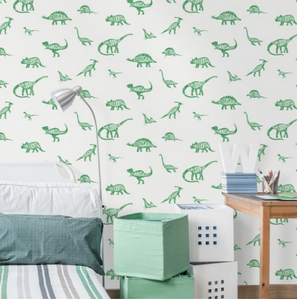 Dino Dictionary Green Wallpaper