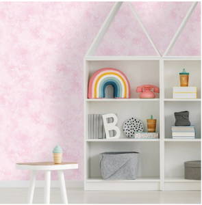 Iridescent Textured Pink Wallpaper