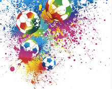 Soccer Splash bright colours