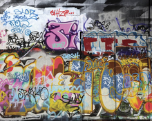 Graffiti Wall Mural - (3.0m x 2.4m/ 3.5m x 2.8m)