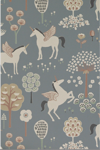 True Unicorn Light Blue Wallpaper - MJN