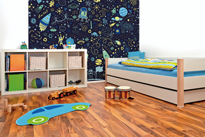 Space Doodles Ready Made Wall Mural